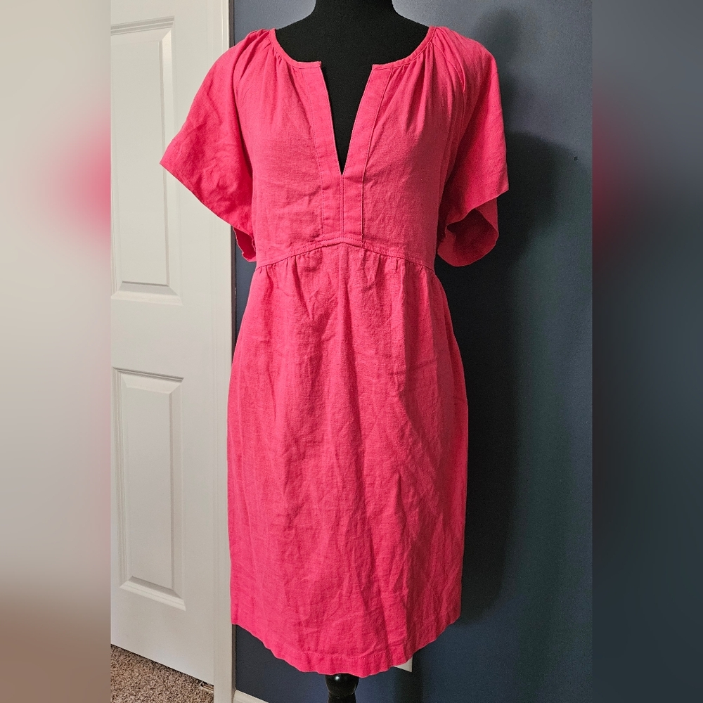 Universal Thread Hot Pink Mini Dress with V-Neck